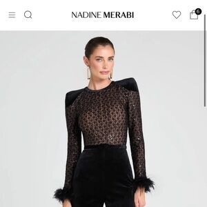 Nadine merabi monique jumpsuit